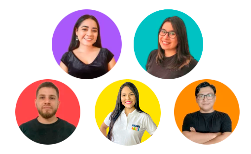 El equipo de coaches de English4Kids