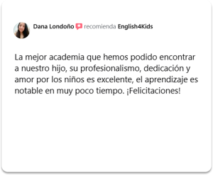 Reseña de un padre de familia: La mejor academia que hemos podido encontrar.